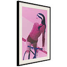 Artgeist Poster Affisch Woman on Bicycle [Poster] 20x30 A3-DRBPRP1307s_cr_pp