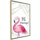 Artgeist Poster Affisch Hi Flamingo! [Poster] 40x60 A3-DRBPRP0475l_zr