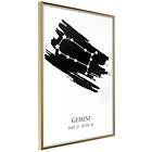 Artgeist Poster Affisch Zodiac Gemini Signs: [Poster] 40x60 A3-DRBPRP0385l_zr