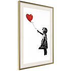 Artgeist Poster Affisch Girl with Balloon Banksy: [Poster] 20x30 A3-DRBPRP0964s_zr_pp