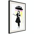 Artgeist Poster Affisch Girl with Umbrella [Poster] 20x30 A3-DRBPRP0990s_cr_pp