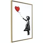 Artgeist Poster Affisch Girl with Balloon Banksy: [Poster] 20x30 A3-DRBPRP0964s_zr