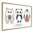 Artgeist Poster Affisch Friends [Poster] 90x60 A3-DRBPRP0050x_zr