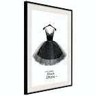 Artgeist Poster Affisch Little Black Dress [Poster] 30x45 A3-DRBPRP0509m_cr_pp