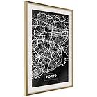 Artgeist Poster Affisch Negative Porto Map: [Poster] 40x60 A3-DRBPRP1286l_zr_pp