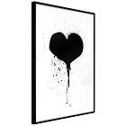 Artgeist Poster Affisch Destroyed Heart [Poster] 40x60 A3-DRBPRP0438l_cr