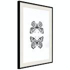 Artgeist Poster Affisch Two Butterflies [Poster] 20x30 A3-DRBPRP0626s_cr_pp