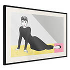 Artgeist Poster Affisch Beautiful Audrey [Poster] 45x30 A3-DRBPRP0143m_cr_pp