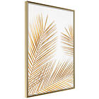 Artgeist Poster Affisch Golden Palm Leaves [Poster] 40x60 A3-DRBPRP1695l_zr