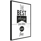 Artgeist Poster Affisch The Best Things in Life Are Free [Poster] 20x30 A3-DRBPRP0358s_cr