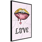 Artgeist Poster Affisch Liquid Lips [Poster] 30x45 A3-DRBPRP1645m_cr
