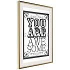 Artgeist Poster Affisch You Are Awesome [Poster] 40x60 A3-DRBPRP0356l_zr_pp