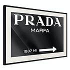 Artgeist Poster Affisch Prada in Black [Poster] 30x20 A3-DRBPRP0191s_cr_pp