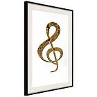 Artgeist Poster Affisch Treble Clef [Poster] 20x30 A3-DRBPRP0935s_cr_pp