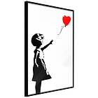 Artgeist Poster Affisch Little Girl with a Balloon [Poster] 40x60 A3-DRBPRP0338l_cr