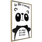 Artgeist Poster Affisch Be Like a Panda [Poster] 20x30 A3-DRBPRP0376s_zr