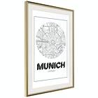 Artgeist Poster Affisch Retro Munich [Poster] 40x60 A3-DRBPRP0951l_zr_pp