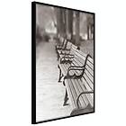Artgeist Poster Affisch Park Benches [Poster] 40x60 A3-DRBPRP0631l_cr