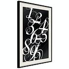 Artgeist Poster Affisch Calligraphy of Numbers [Poster] 20x30 A3-DRBPRP0771s_cr_pp