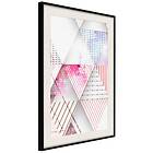 Artgeist Poster Affisch Pink Triangle [Poster] 40x60 A3-DRBPRP0688l_cr_pp