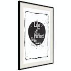 Artgeist Poster Affisch Life Does Not Have To Be Perfect Wonderful [ A3-DRBPRP0436s_cr_pp