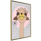 Artgeist Poster Affisch Happy Llama [Poster] 40x60 A3-DRBPRP1205l_zr