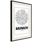 Artgeist Poster Affisch Retro Munich [Poster] 40x60 A3-DRBPRP0951l_cr_pp