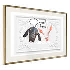 Artgeist Poster Affisch Funny Goats [Poster] 45x30 A3-DRBPRP0045m_zr_pp