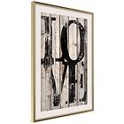 Artgeist Poster Affisch Love Retro: [Poster] 20x30 A3-DRBPRP1660s_zr_pp