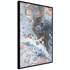 Artgeist Poster Affisch Blue Sienna Marble [Poster] 30x45 A3-DRBPRP0791m_cr