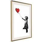 Artgeist Poster Affisch Girl with Balloon Banksy: [Poster] 40x60 A3-DRBPRP0964l_zr_pp