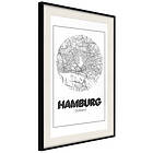 Artgeist Poster Affisch Retro Hamburg [Poster] 40x60 A3-DRBPRP0952l_cr_pp