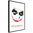 Artgeist Poster Affisch Why so Serious? [Poster] 40x60 A3-DRBPRP1634l_cr