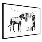 Artgeist Poster Affisch Washing Zebra Banksy: [Poster] 45x30 A3-DRBPRP0159m_cr