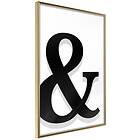 Artgeist Poster Affisch Decorative Letter [Poster] 20x30 A3-DRBPRP1246s_zr