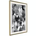 Artgeist Poster Affisch Black and White Diamonds [Poster] 30x45 A3-DRBPRP0418m_zr_pp