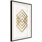 Artgeist Poster Affisch Golden Geometry [Poster] 20x30 A3-DRBPRP0712s_cr_pp