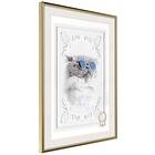 Artgeist Poster Affisch Cat with Glasses [Poster] 20x30 A3-DRBPRP0264s_zr_pp