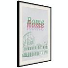 Artgeist Poster Affisch Rome in Watercolours [Poster] 20x30 A3-DRBPRP0973s_cr_pp