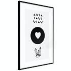 Artgeist Poster Affisch Heart and Crystals [Poster] 20x30 A3-DRBPRP0720s_cr
