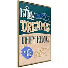 Artgeist Poster Affisch Follow Your Dreams [Poster] 20x30 A3-DRBPRP0322s_zr