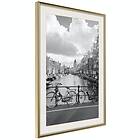 Artgeist Poster Affisch Bikes On Bridge [Poster] 30x45 A3-DRBPRP0661m_zr_pp