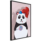 Artgeist Poster Affisch Panda with a Balloon [Poster] 30x45 A3-DRBPRP1053m_cr