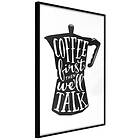 Artgeist Poster Affisch Coffee First Then We'll Talk [Poster] 30x45 A3-DRBPRP0372m_cr