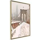 Artgeist Poster Affisch Brooklyn Bridge in Sepia [Poster] 30x45 A3-DRBPRP1451m_zr