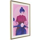 Artgeist Poster Affisch Girl on Scooter [Poster] 40x60 A3-DRBPRP1305l_zr_pp