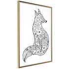 Artgeist Poster Affisch Flower Fox [Poster] 20x30 A3-DRBPRP0378s_zr