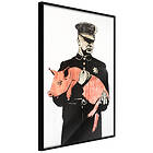 Artgeist Poster Affisch Police Pig [Poster] 40x60 A3-DRBPRP0991l_cr
