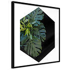 Artgeist Poster Affisch Plant Hexagon (Square) [Poster] 20x20 A3-DRBPRP0007_cr