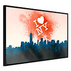 Artgeist Poster Affisch I Love NY [Poster] 60x40 A3-DRBPRP0181l_cr